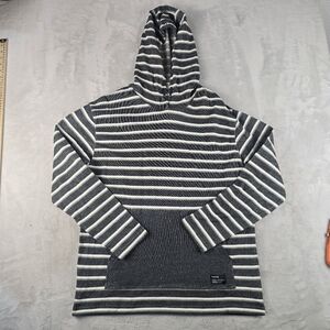NWT Hurley Pullover Hoodie Mens Medium Striped Blue Green White New